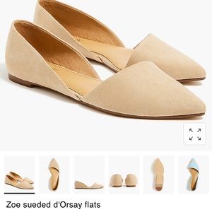 JCREW Suede Tan Flats
